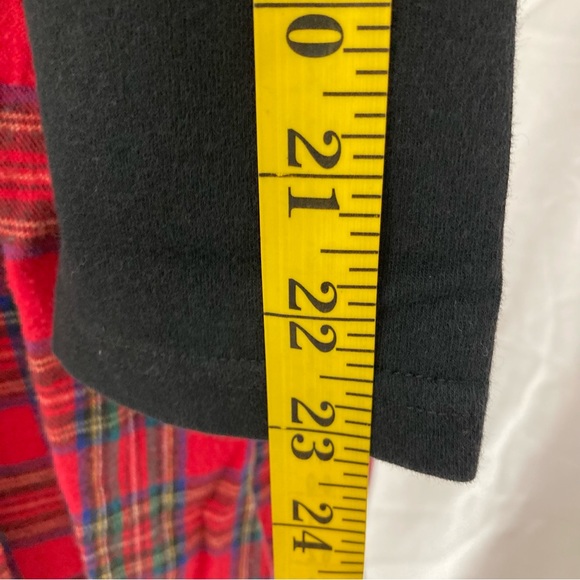 Vintage red paid dress size M - Picture 4 of 15